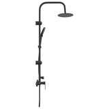Shower System Black Stainless Steel 21 x 48 x 112 cm 42053767