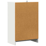 808945 Shoe Cabinet White 60x35x92 cm Engineered Wood