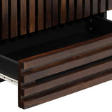 Highboard Brown 60x34x100 cm Solid Wood Mango 377586