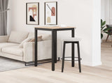 Bar Table Natural 60 x 60 x 105 cm Solid Pine Wood 892797
