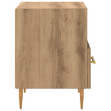 Bedside Table 2 pcs Brown 40 x 35 x 47.5 cm Engineered Wood 882078