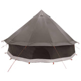 Tipi Tent Brown Grey 300 x 300 x 200 cm Polyester and Steel 42029027