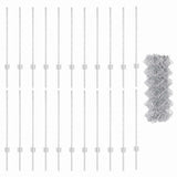 Fence and Post Silver 0.8 x 25 m Steel 3336303