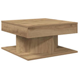 Coffee Table Artisan Oak 55x55x30 cm Engineered Wood 856633