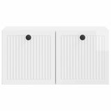 Wall-Mounted TV Cabinet High Gloss White 59.5 x 31 x 30 cm 898029