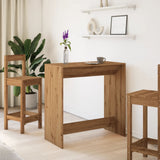 Bar Table Artisan Oak 102x50x103.5 cm Engineered Wood 854435