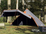 Camping Tent Tipi 5-Person Grey Waterproof 4009409