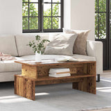 Coffee Table Old Wood 90 x 55 x 42.5 cm Engineered Wood 875155