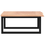 Basin Shelf Wall Mounted Steel and Solid Wood Oak 3302605