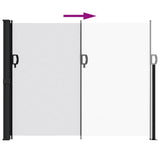 Retractable Side Awning White 160x500 cm 4004436