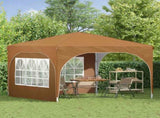 Pop-up Party Tent 290 x 290 x 245 cm Beige 42019859