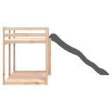 Bunk Bed with Slide&Ladder without Mattress 90x190 cm Single 3284245