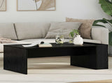 Coffee Table Black Oak 95 x 50 x 34 cm Engineered Wood 8000165
