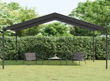 Canopy Tent Anthracite 4x4 m Steel and Fabric 362453