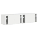 TV Wall Cabinet 2 pcs Gloss White 60 x 31 x 29.5 cm 892198