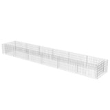 Gabion Raised Bed Galvanised Steel 540x90x50 cm 143555