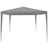 Party Tent Light Grey 300 x 300 x 255 cm PE and Steel 42032989