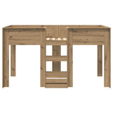 Bunk Bed for Kids Artisan Oak 75 x 190 cm Engineered wood 3410474