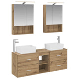 Bathroom Furniture Set 5 pcs Artisan Oak 3406846