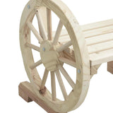 Garden Chair Set of 2 Natural wood finish Solid fir wood Standard 365101