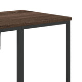 Clothes Rack with Shelves Brown Oak Engineered Wood 847863