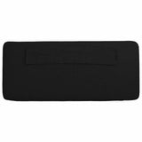 Upholstered Headboard Brown and Black 200 cm Solid Pine Wood 880050