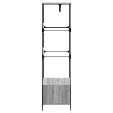 Wardrobe Grey Sonoma 90x50x180 cm Engineered Wood 848672