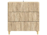 Drawer Cabinet Sonoma Oak 66 x 34.5 x 90 cm Engineered Wood 895067