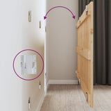 Wall Headboard 159.5x3x60 cm Solid Wood Pine 824848