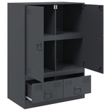 Highboard Anthracite 67x39x95 cm Steel 841807