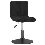 Swivel Bar Stool Black Velvet 334249