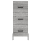 Highboard Grey Sonoma 34,5x34x180 cm Engineered Wood 3200207