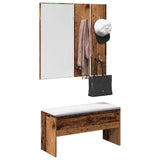 Hallway Furniture Set Old Wood Engineered Wood 857019