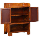 Shoe Cabinet with Shelf Brown 55 x 35 x 75 cm Solid Acacia Wood 4016512