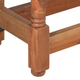 Dining Table Round 110x76 cm Solid Mango Wood 321701