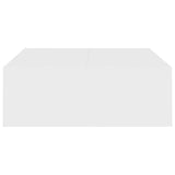 Coffee Table White 100x100x35 cm Engineered Wood 808567