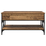 Coffee Table Old Wood 100 x 50 x 50 cm Engineered Wood 883041