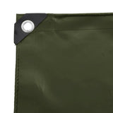 Tarpaulin 650g / m Olive Green 4 x 5 m Canvas with PVC Coating 42017759