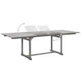 Garden Dining Table x100x75 cm Solid Acacia Wood 316573