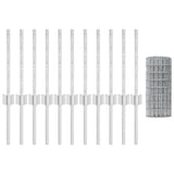 Fence and Post Silver 0.4 x 25 m Steel 3336191