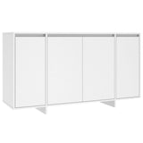 ZNTS Sideboard White 135x41x75 cm Engineered Wood 809593