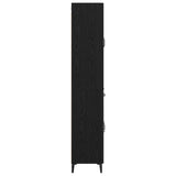 Highboard Black Oak 69.5 x 34 x 180 cm Engineered Wood 3416187