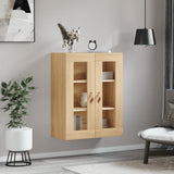 Wall Mounted Cabinet Sonoma Oak 69.5x34x90 cm 828455