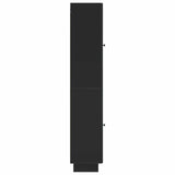 Cabinet Set 2 pcs Black 34.5 x 33 x 90 cm Engineered Wood 3416368