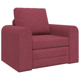 Sofa Bed Wine Red 98 x 71 x 83 cm Fabric 4106658