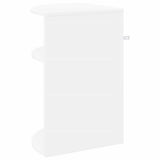 End Table White 39.7 x 39.7 x 60 cm Engineered Wood 891130