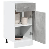 Drawer Bottom Cabinet Lyon Concrete Grey 40x46x81.5 cm Engineered Wood 856082