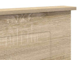Headboard with Headboard Sonoma Oak 135 cm Engineered wood 887772