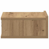 Floating Nightstands 2 pcs Artisan Oak 40x32x15 cm Engineered Wood 861122