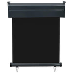 Balcony Side Awning 65x250 cm Black 48400